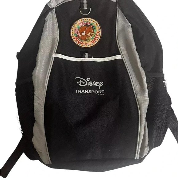 Disney Wild About Safety Disney Transport Backpack Black RARE main image 7